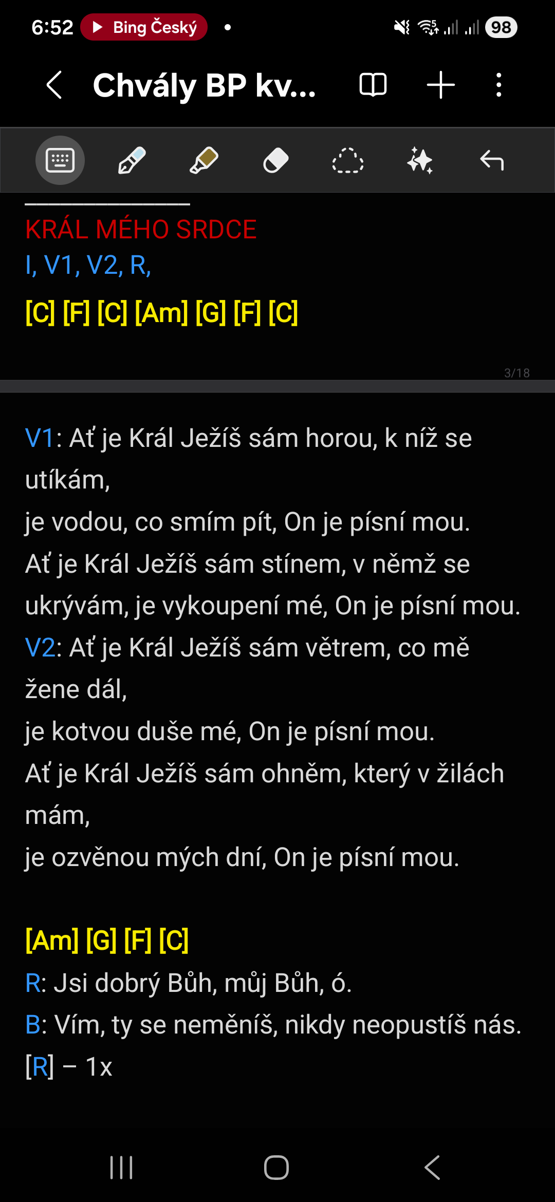 Poznámky itineráře 4